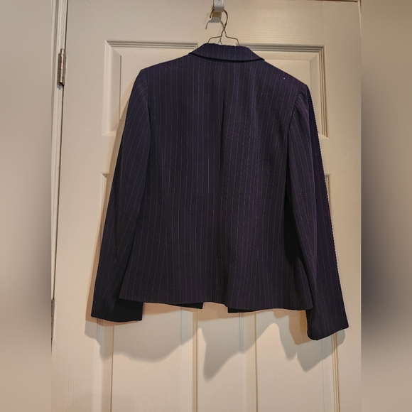Casual Corner Jackets & Coats Navy Pinstrip Suit Jacket Poshmark